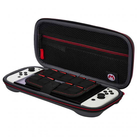 Estuche de viaje Nintendo Switch Mario Black